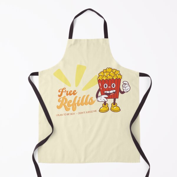 Item preview, Retro Popcorn - Free Refills designed and sold by Birdbrook Academy.