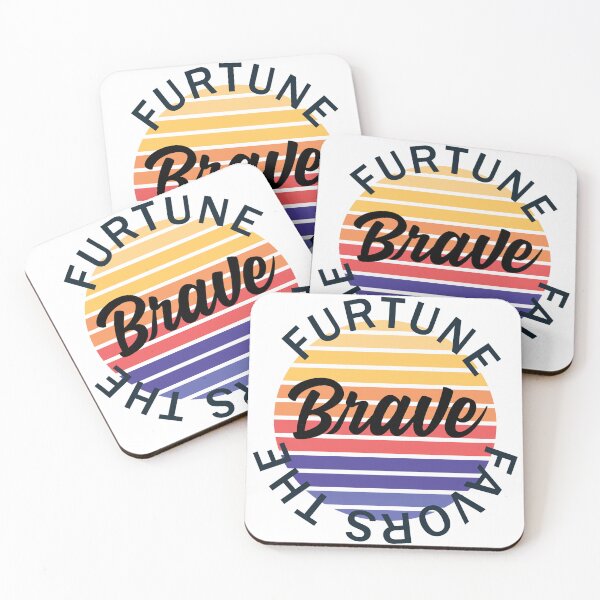 Item preview, Fortune favores the brave  designed and sold by Elkhomsiy.