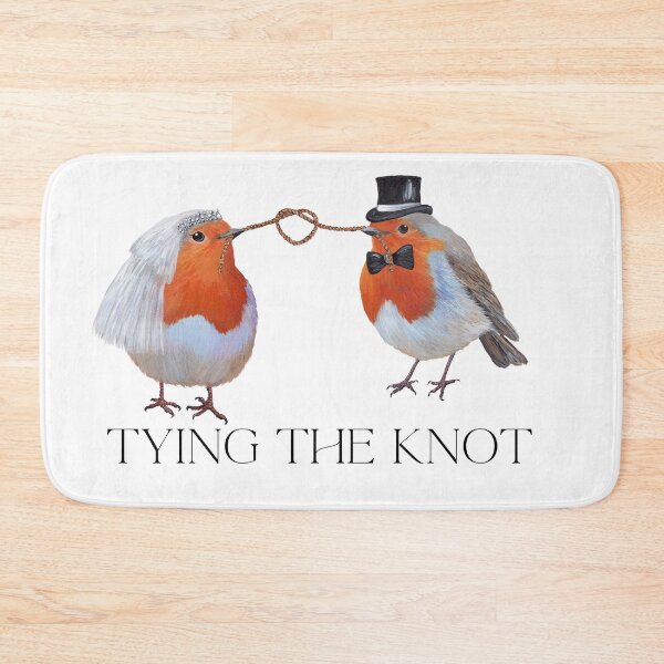 Item preview, Tying The Knot, European Robin Couple designed and sold by Roy & Tiffany.