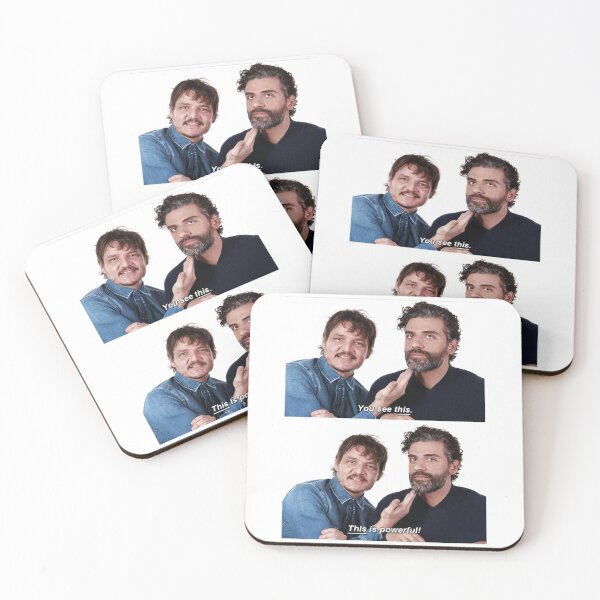 Item preview, Pedro Pascal & Oscar Isaac designed and sold by Khaos Kreative.