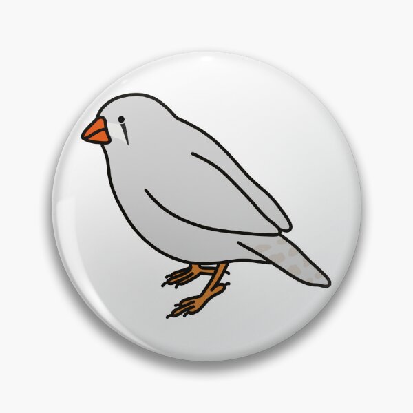 Item preview, female chestnut flanked zebra finch designed and sold by Kelsea Taylor.