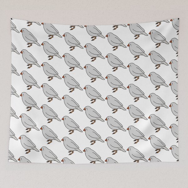 Item preview, female chestnut flanked zebra finch designed and sold by Kelsea Taylor.