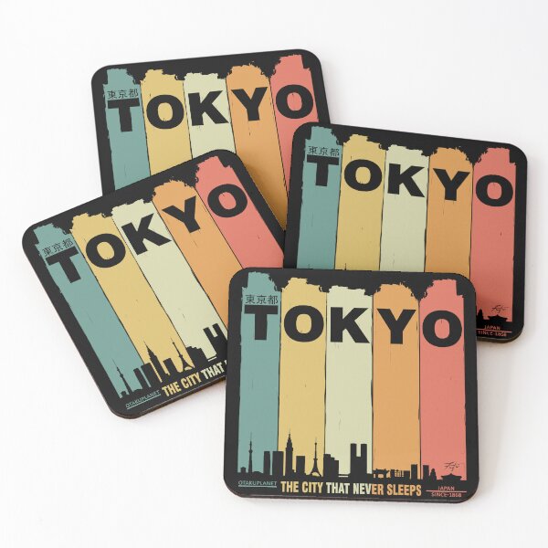 Item preview, tokyo japan vaporwave rertro vibes aesthetic designed and sold by Fayçal Kab.