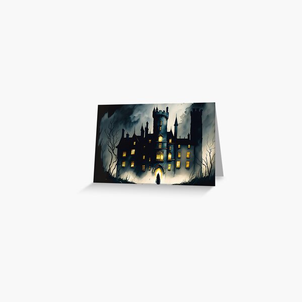 Item preview, The Haunted Castle designed and sold by BlackWyvernArt.