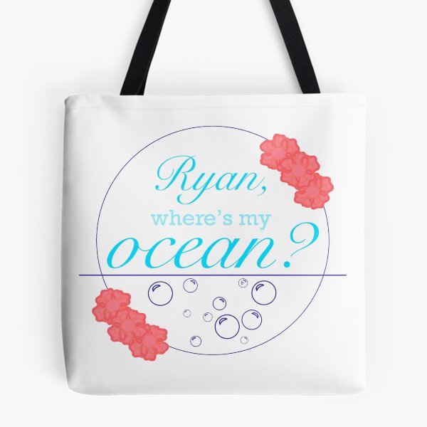 Item preview, “Ryan, where’s my ocean?” Quote with Hawaiian Flowers designed and sold by TeaLimeTwo.