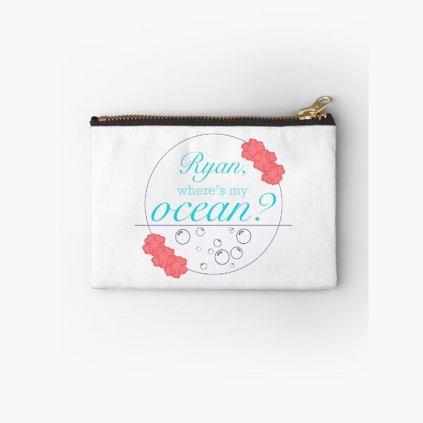 Item preview, “Ryan, where’s my ocean?” Quote with Hawaiian Flowers designed and sold by TeaLimeTwo.