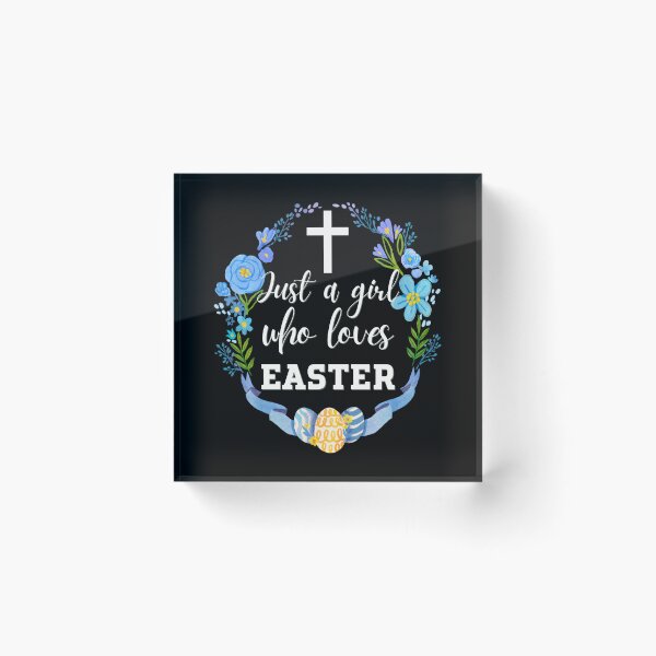 Item preview, Just A Girl Who Loves Easter Happy Easter Easter Egg designed and sold by Rechtop.