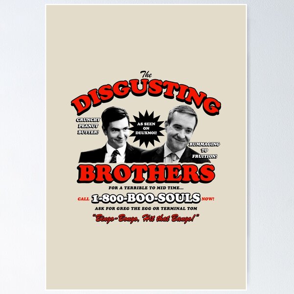Item preview, The Disgusting Bros.  designed and sold by Monica Roebuck.