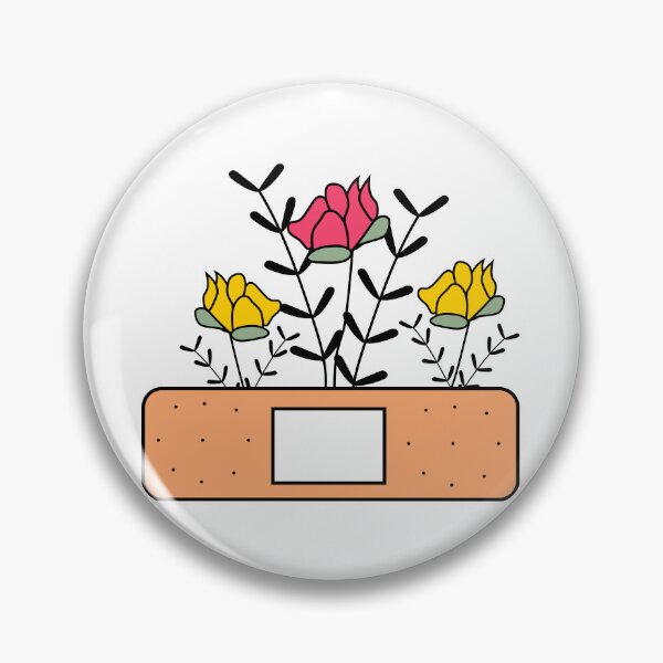 Item preview, Aesthetic Beautiful Flowers Growing From Bandage designed and sold by arwaIB.