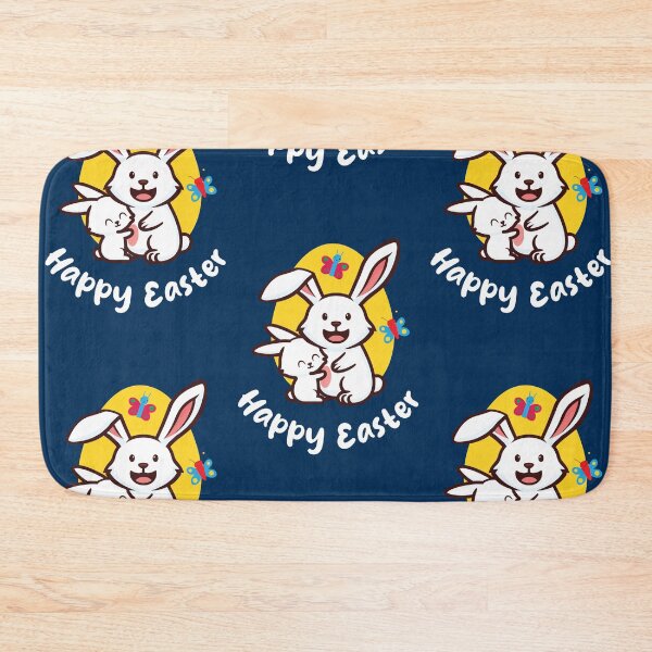 Item preview, Happy Easter Bunny (on dark colors) designed and sold by messy-nessie.