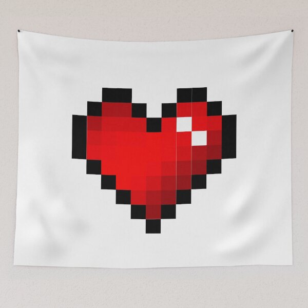 Item preview, Red Pixel Heart designed and sold by Kawaii-Crafts.