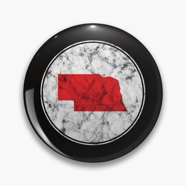 Item preview, Nebraska in minimal vintage design designed and sold by MalmoDesigns.