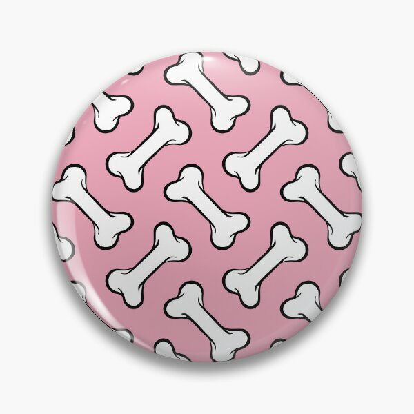Item preview, Fun Oversized Pink Dog Treat Bones Pattern designed and sold by PixelGumCo.