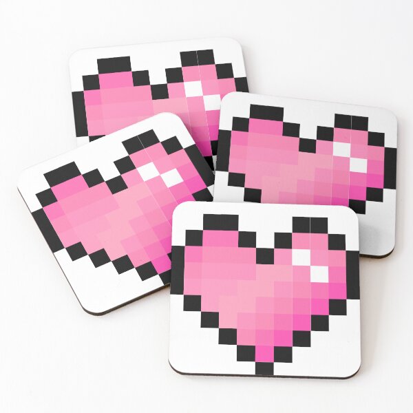 Item preview, Pink Pixel Heart designed and sold by Kawaii-Crafts.