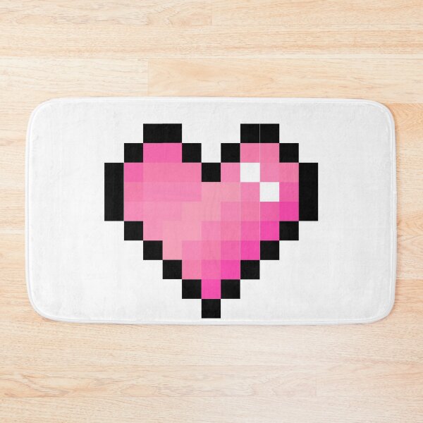Item preview, Pink Pixel Heart designed and sold by Kawaii-Crafts.