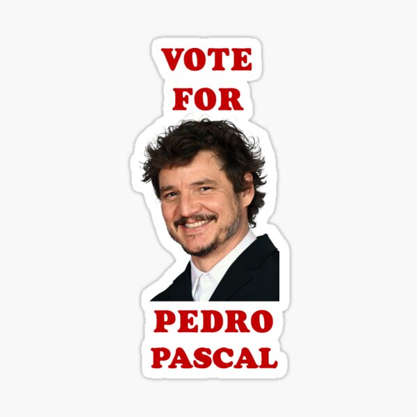 Vote For Pedro Pascal Pink 100% Cotton Tote Bag – Poetic Betty UK