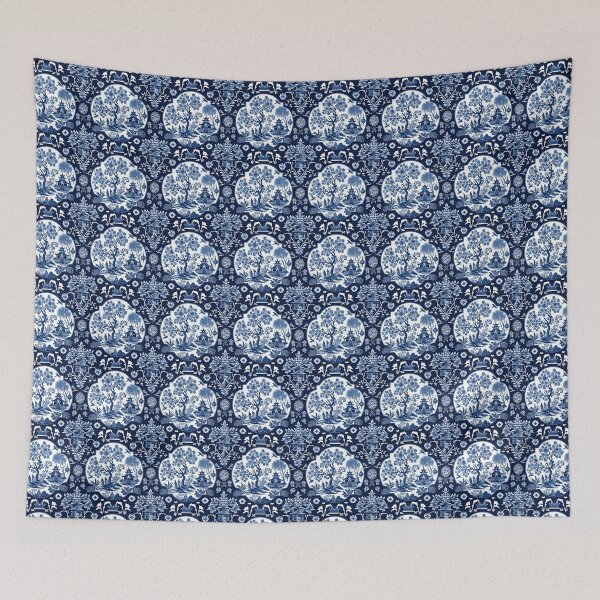 Item preview, Blue Toile 4 designed and sold by LusterGirl.