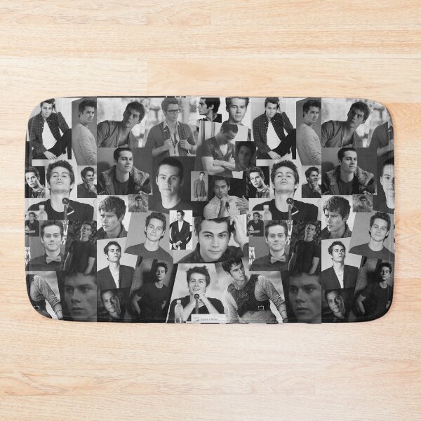 Item preview, Dylan O Brien Abstract Rectangular Collage Pattern - Black and White Version designed and sold by CollageHeaven.