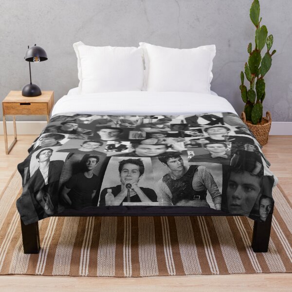Item preview, Dylan O Brien Abstract Rectangular Collage Pattern - Black and White Version designed and sold by CollageHeaven.
