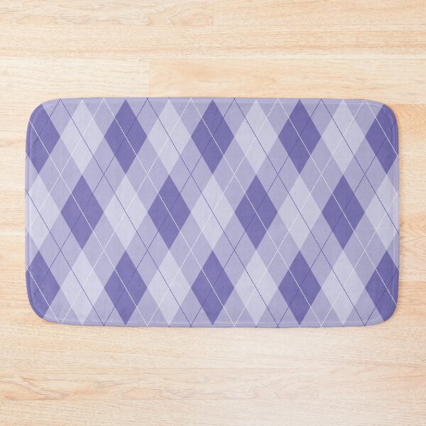 Item preview, Light Purple Lavender Lilac Argyle Plaid Pattern designed and sold by PixelGumCo.