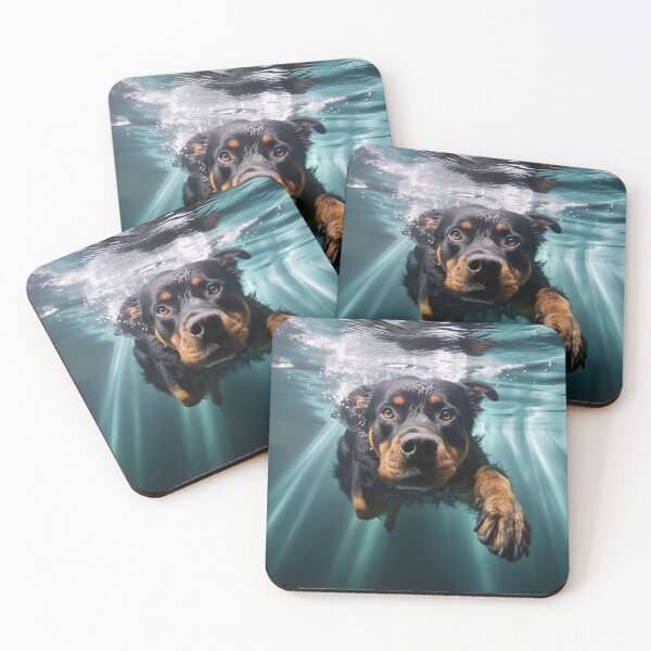 Item preview, Rottiweiler joven nadando: 1 designed and sold by ebrawne.