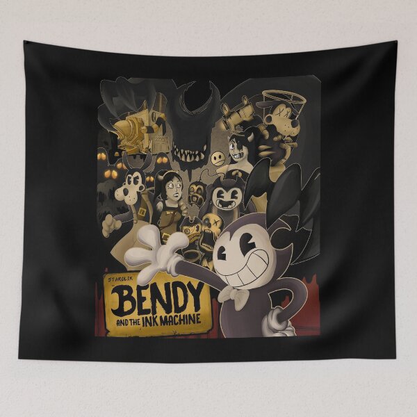 Item preview, bendy and the ink machine designed and sold by kitchellpostle.