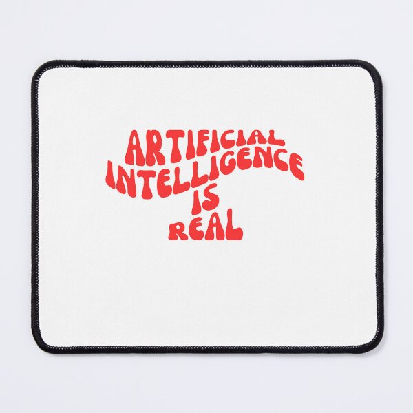 Item preview, Artificial Intelligence is Real Shirt designed and sold by LuckyCatStore.