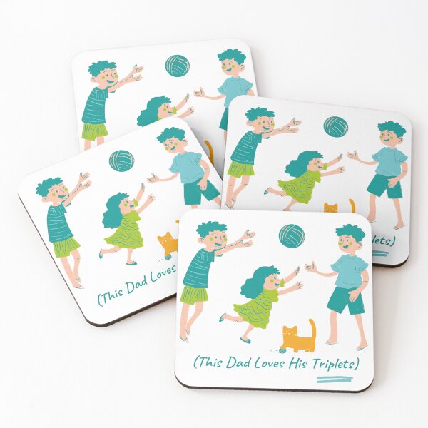 Item preview, Daddy of Three: Proudly Loving His Triplet Trio designed and sold by Artezia.