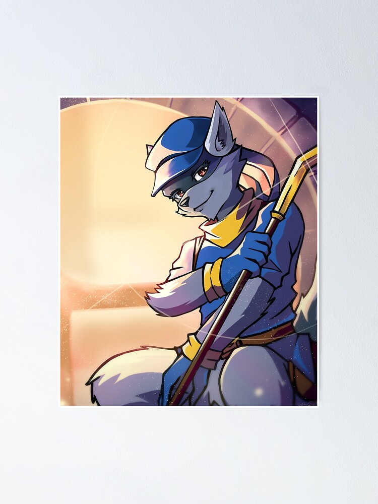 Sly Cooper Artwork Playstation Poster Premium Semi-glossy 