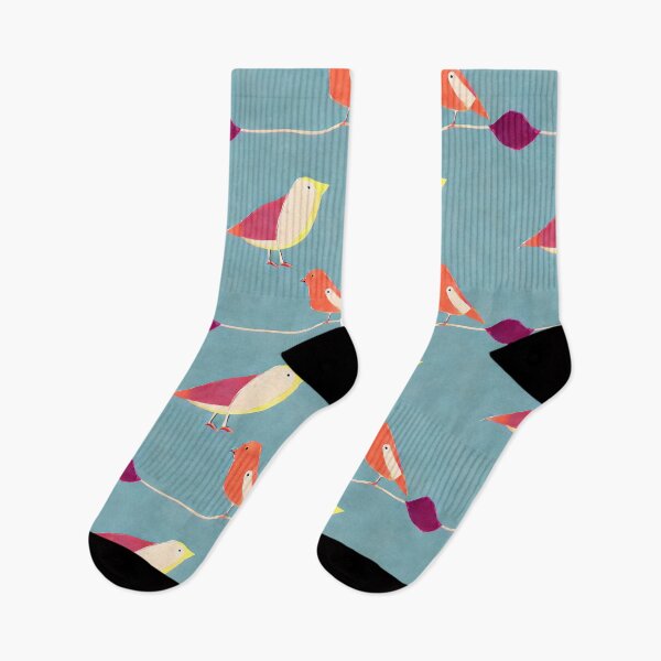 Item preview, "Bird Lovers" A design of Nordic styled Birds with many colors designed and sold by EHdesignco.