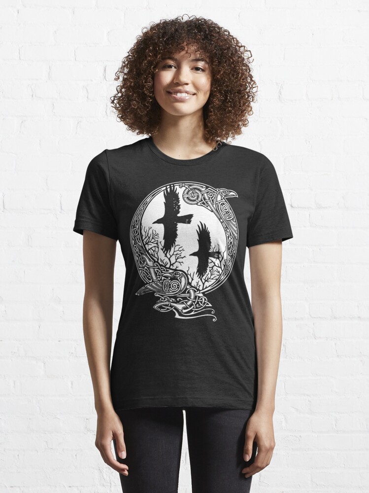 Norse Ravens - Women's T-Shirt  Huginn and Muninn Ladies / Girls