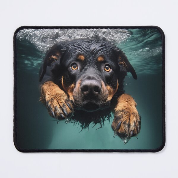 Item preview, Young Rottie swimming: 4 designed and sold by ebrawne.