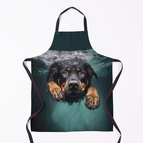 Item preview, Rottie joven nadando: 4 designed and sold by ebrawne.