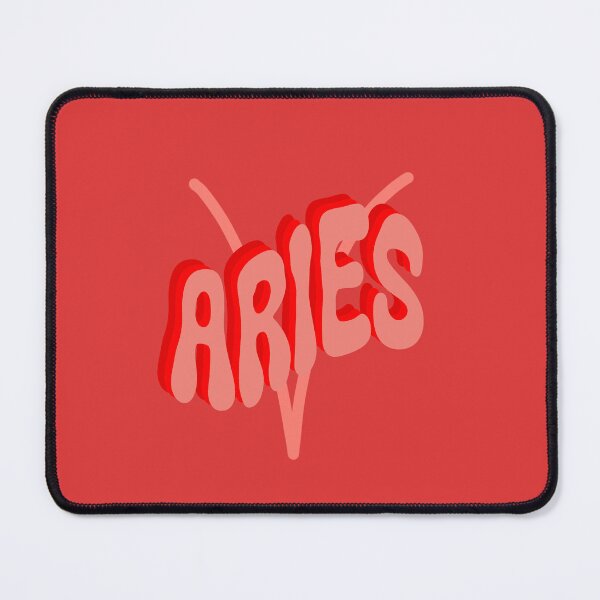 Item preview, Aries Red Graphic Design Letter Art designed and sold by Isabella Wirth.
