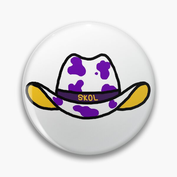 Item preview, SKOL Vikings Purple Spotted Cowboy Hat designed and sold by Becca Miller.