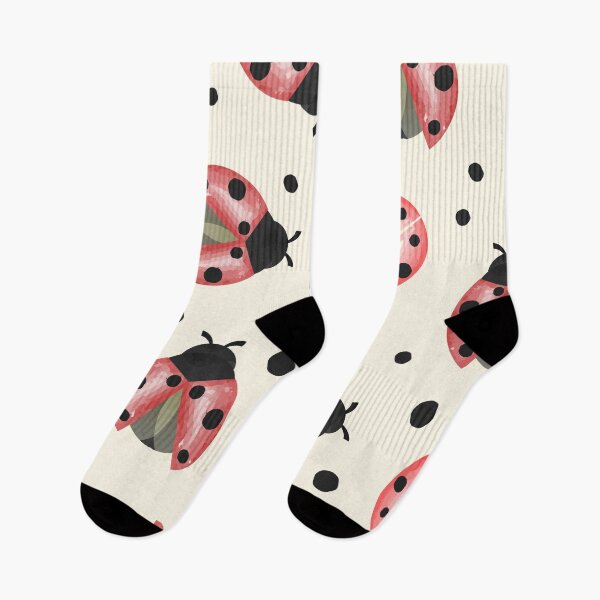 Item preview, Watercolor ladybug pattern designed and sold by Aoxydesign.
