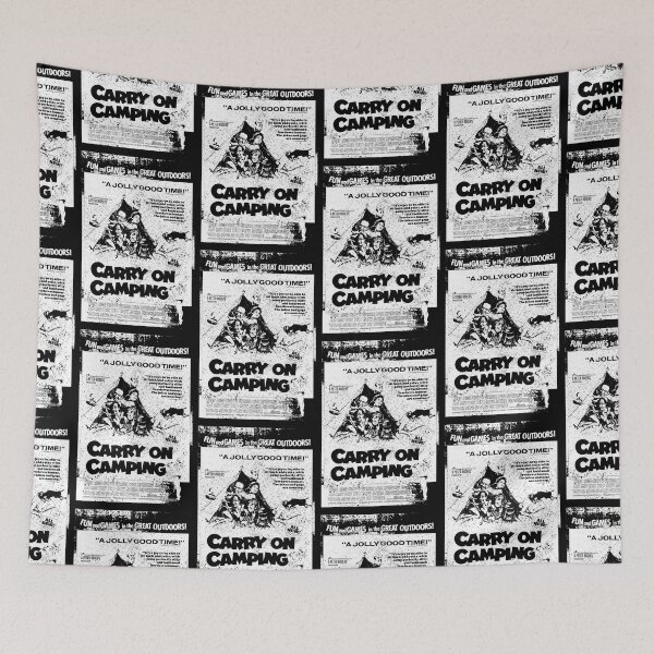 Item preview, Carry On Camping - Vintage Look Design designed and sold by risible.
