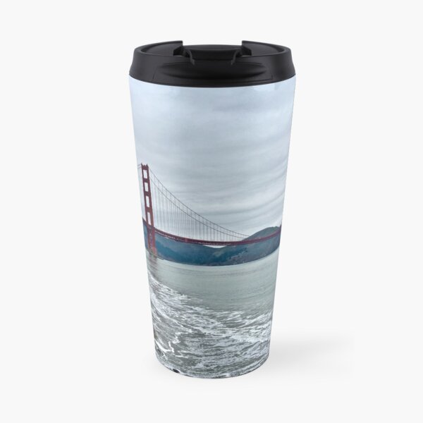 Golden Gate Bridge With Marin Headlands Travel Mug