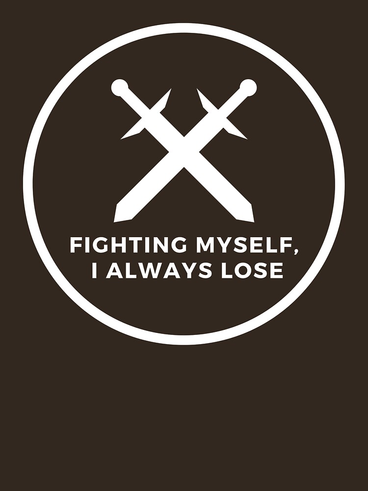 Fighting Myself Essential T-Shirt for Sale by dygo1986