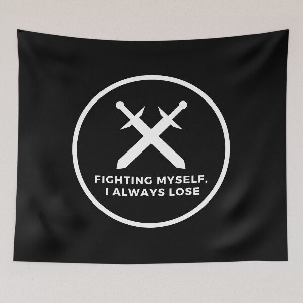 Item preview, Fighting Myself designed and sold by dygo1986.