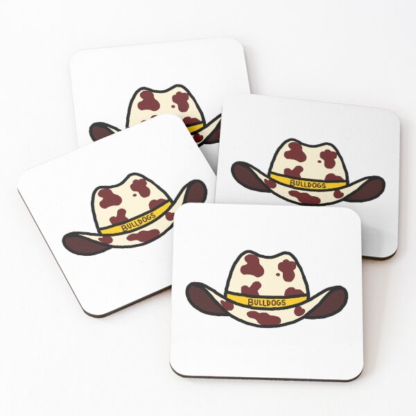Item preview, Bulldogs Maroon Spotted Cowboy Hat - UMD designed and sold by Becca Miller.
