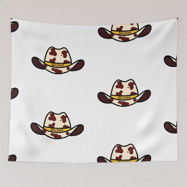 Item preview, Bulldogs Maroon Spotted Cowboy Hat - UMD designed and sold by Becca Miller.