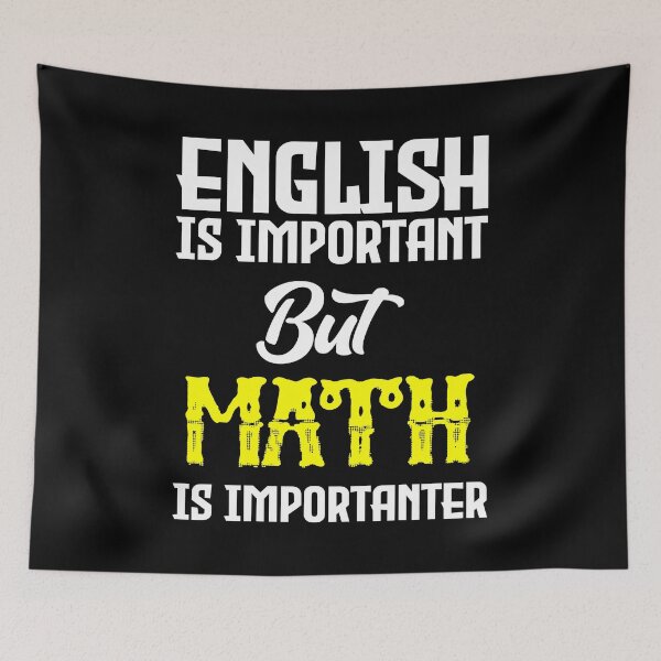 Item preview, English Is Important But Math Is Importanter designed and sold by Socmedtech.
