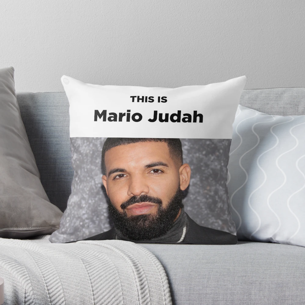 Mario Judah but fatter Throw Pillow for Sale by memetees5346
