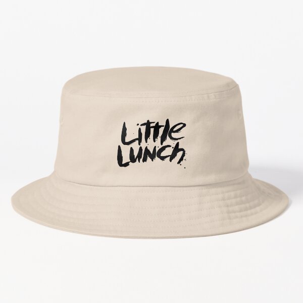 Little Lunch Logo Black Bucket Hat