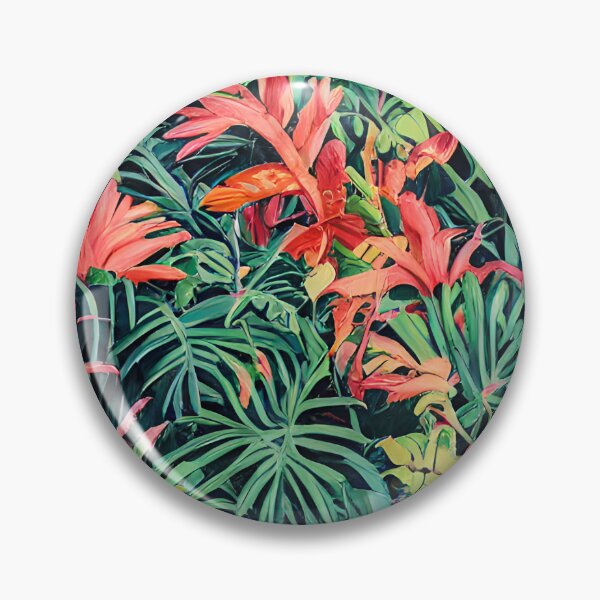 Item preview, "Living Aloha" Bold Color Plants tropical vibes designed and sold by EHdesignco.