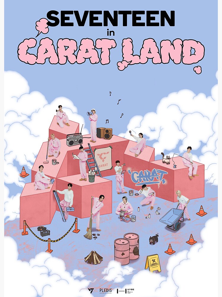 SEVENTEEN Caratland 2023 Poster | Art Board Print