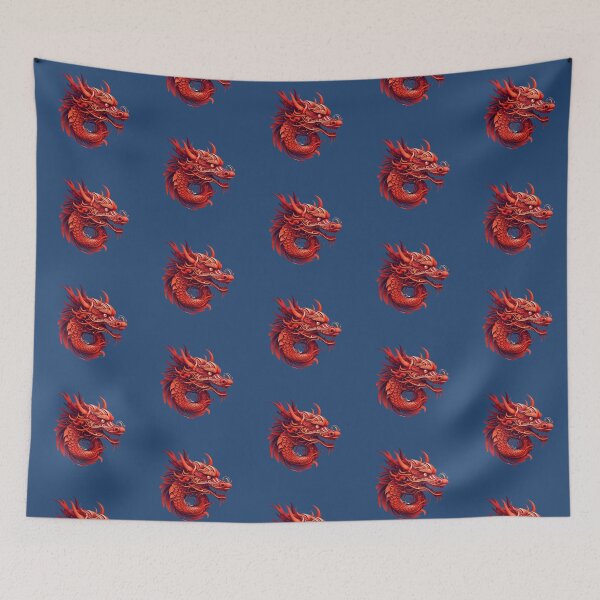 Item preview, Red and mighty Chinese dragon designed and sold by LeoXiang.