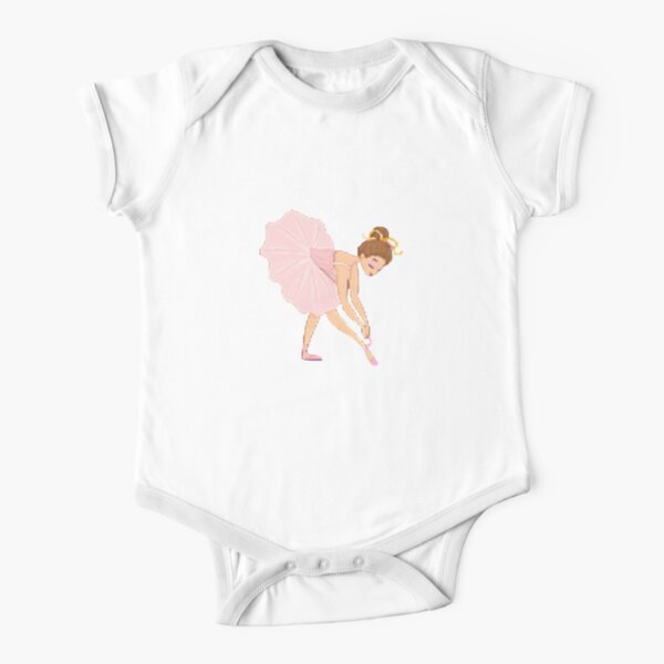 Ballerina Dancer Short Sleeve Baby One-Piece for Sale | Redbubble