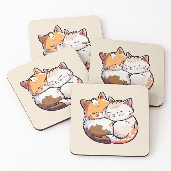Item preview, Cuddling Cats designed and sold by solmarstudio.